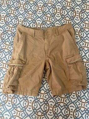 Men's Cargo Shorts by Sun river- Classic Tan Utility Style